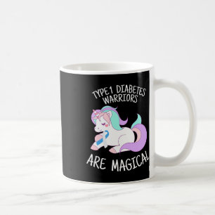 Taza De Café Regalo de Guerrero de Diabetes de Unicornio