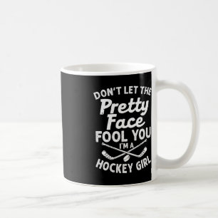 Taza De Café Regalo De Hockey De Chica Divertido Para Mujeres J