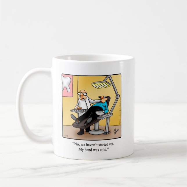 Taza De Café Regalo de Humor Mug Dentista (Izquierda)