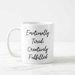 Taza De Café Regalo de humor sarcástico Mujer artista creativa 