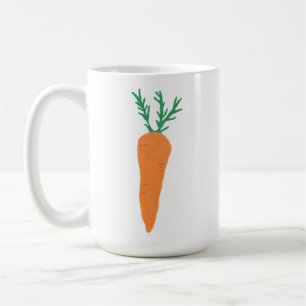 Taza De Café Regalo de jardinero de zanahoria naranja fresca