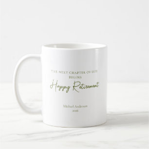 Taza De Café Regalo de Jubilación: Comienza el Próximo Capítulo