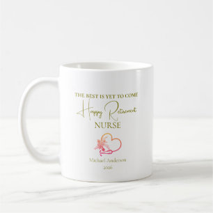 Taza De Café Regalo de Jubilación de Enfermera Lo Mejor Está Po