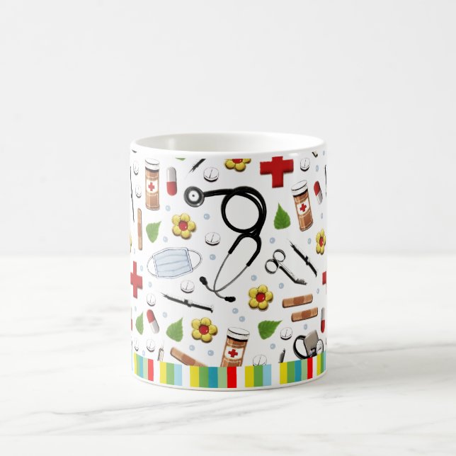 Taza De Café Regalo de jubilación de médicas (Centro)