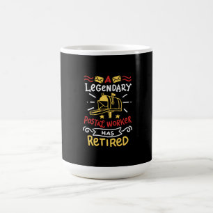 Taza De Café Regalo de jubilación para trabajador postal retira