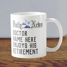 Taza De Café Regalo de jubilación para un Médica