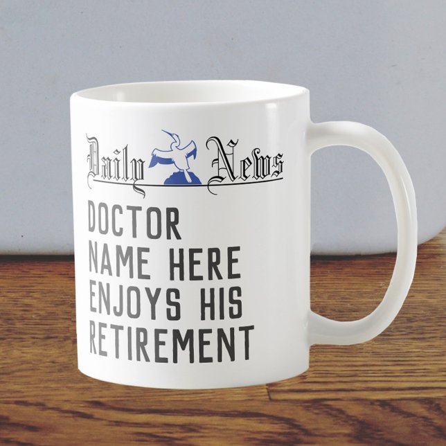 Taza De Café Regalo de jubilación para un Médica (Subido por el creador)