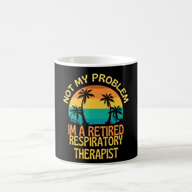 Taza De Café Regalo de jubilación para un terapeuta respiratori (Centro)