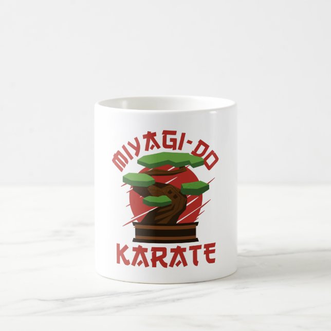 Taza De Café Regalo de karate Zen para el árbol de Bonsai Miyag (Centro)