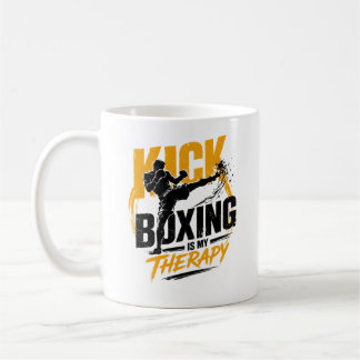Taza De Café Regalo de kickboxing para boxeador y luchador de M