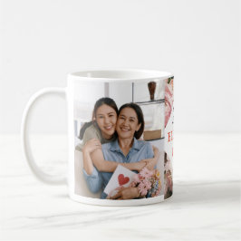 Taza De Café Regalo de la abuela 2 foto de una chica rosa acuar