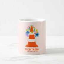 Regalo de la ciudad de Montréal humorístico conos