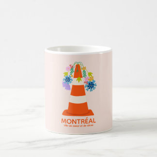 Taza De Café Regalo de la ciudad de Montréal humorístico conos