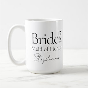 Taza De Café Regalo de la fiesta de novias de la tribu de novia