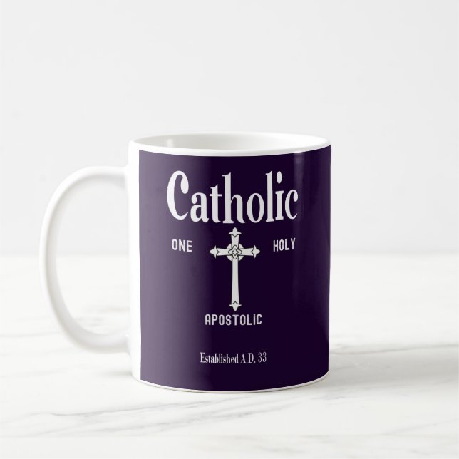 Taza De Café Regalo de la Iglesia Católica (Izquierda)
