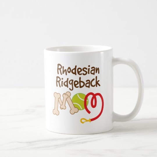 Taza De Café Regalo de la mamá de la raza del perro de