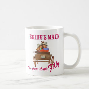 Taza De Café Regalo de la novia, regalo de fiesta de boda, tazó