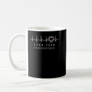 Taza De Café Regalo de latido cardiaco técnico de sonógrafo RDC