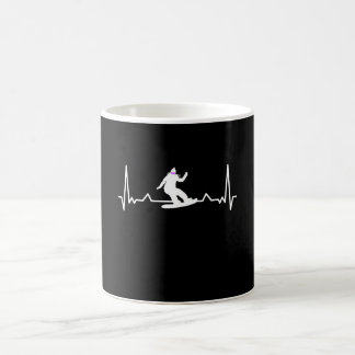 Taza De Café Regalo de latido de Snowboard para mamá