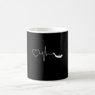 Taza De Café Regalo de latidos para nadadores