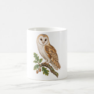Taza De Café Regalo de lechuza común de otoño para amantes de l