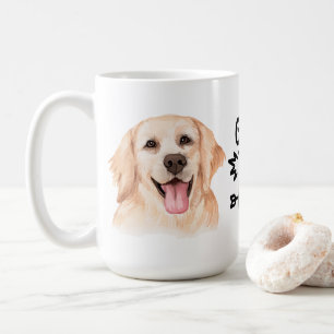 Taza De Café Regalo de mamá de perro cachorro Golden Retriever