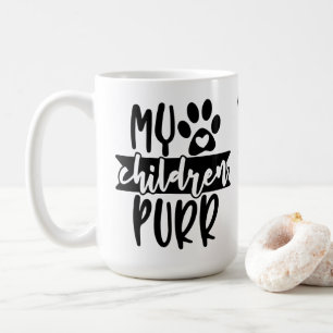 Taza De Café Regalo de mamá gata linda Funny Crazy Cat Lady Kit