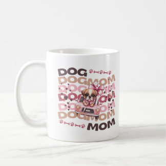 Taza De Café Regalo de Mamá Perro Cachorro Lindo Coche Nombre P