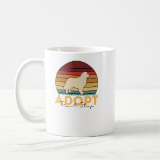 Taza De Café Regalo de Mascota de rescate - Adopta No Comprar P