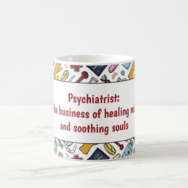 Taza De Café Regalo de médica de  de juego de palabras médico (Centro)