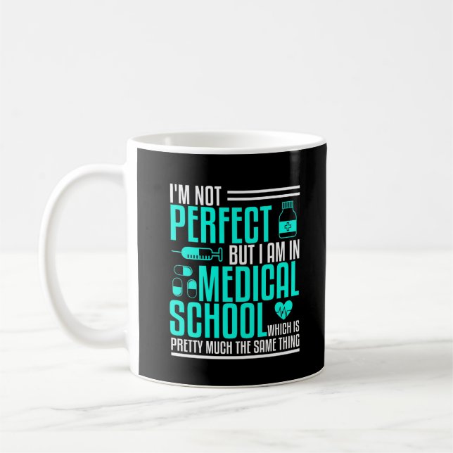 Taza De Café Regalo de Médica de estudiante de medicina (Izquierda)