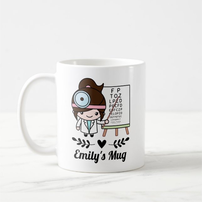 Taza De Café Regalo de Médica oftalmológico (Izquierda)