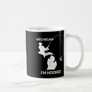 Taza De Café Regalo De Mi Michigan Para Pescadores Y