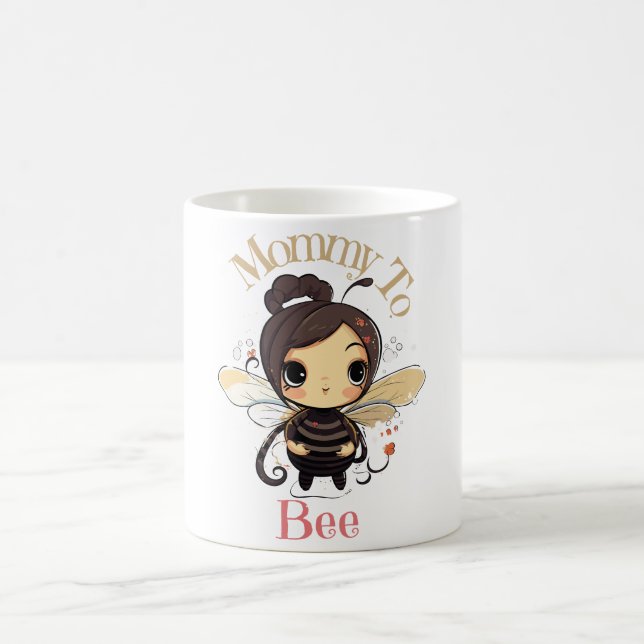Taza De Café Regalo de Mommy-to-Bee Mug (Centro)