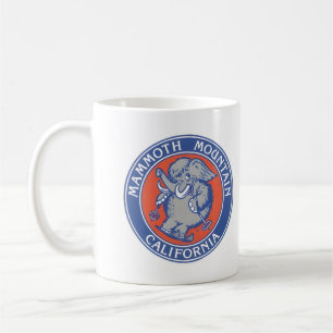 Taza De Café Regalo de montañas del antiguo resort de esquí Mam