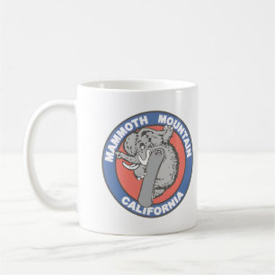 Taza De Café Regalo de montañas del antiguo resort de esquí Mam