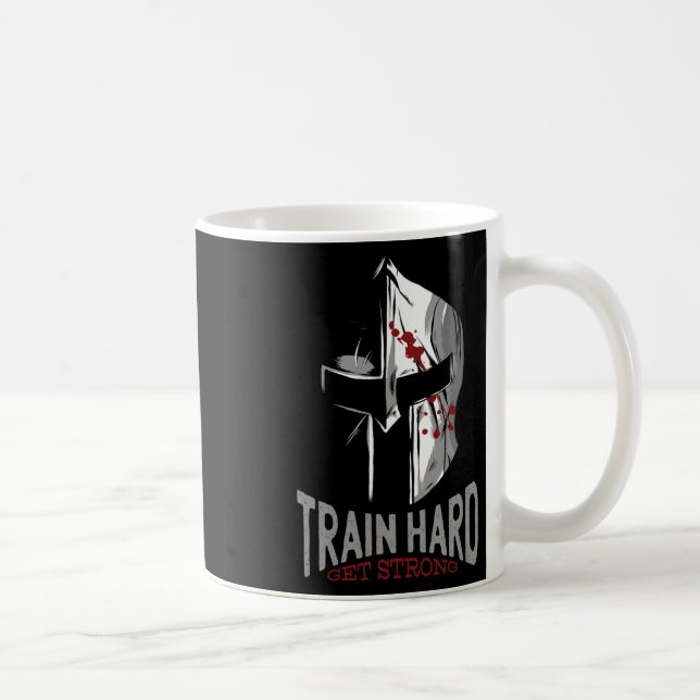 Taza De Café Regalo de motivación del gimnasio Sparta Helmet (Derecha)