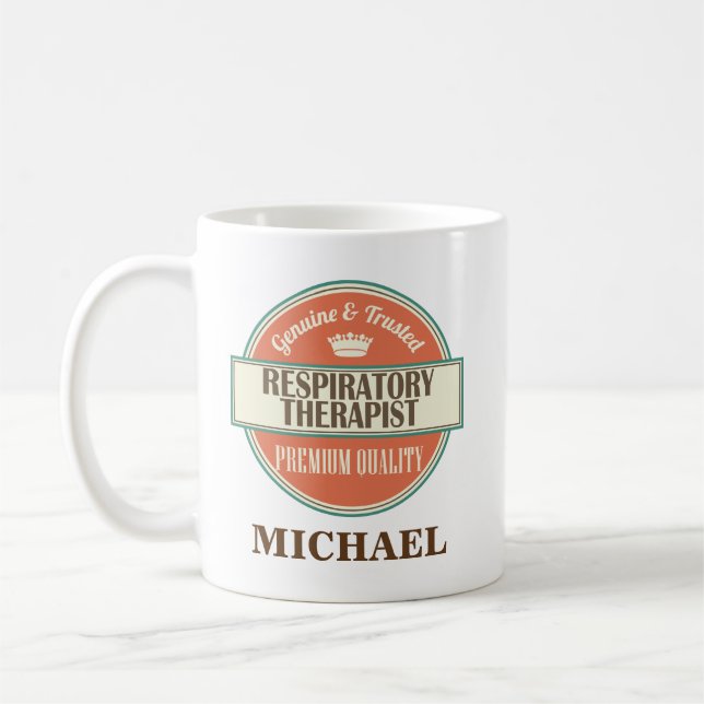 Taza De Café Regalo de mug de Office personalizado para terapeu (Izquierda)