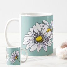 Regalo de Navidad de Daisy Floral Acuarela Boho