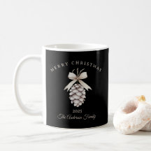 Regalo de Navidad de piña blanca crema personaliza