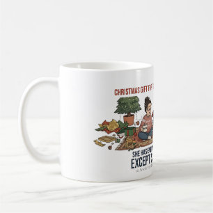 Taza De Café Regalo de Navidad divertido para mamá de Frenchie