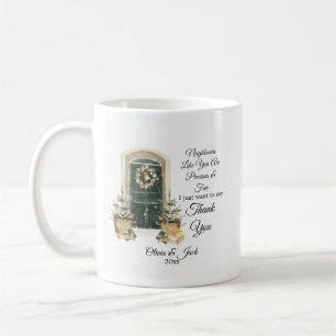 Taza De Café Regalo de Navidad personalizado para vecino - pers