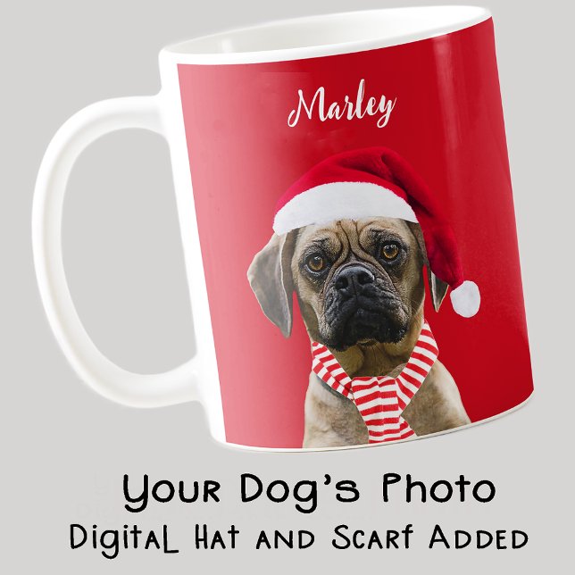 Taza De Café Regalo de Navidades de fotografía rojos para mamá  (Subido por el creador)