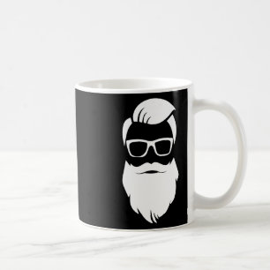 Taza De Café Regalo de Navidades de Jolly Hip Hipster Santa Cla