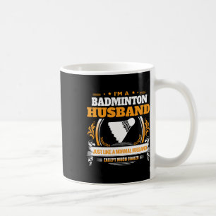 Taza De Café Regalo de Navidades de Mens Dminton Husand