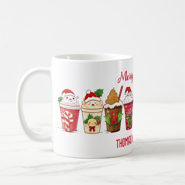 Taza De Café Regalo De Navidades Personalizados Para Los Amante (Izquierda)