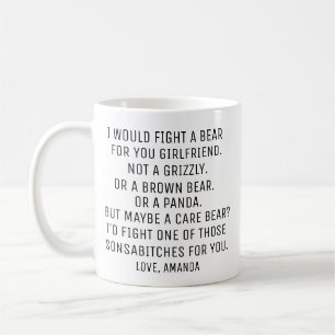 Taza De Café Regalo de Novia Personalizada, Novia Divertida
