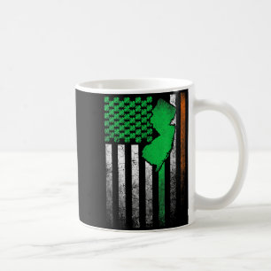 Taza De Café Regalo de Nueva Jersey Día de San Patricio Irlandé