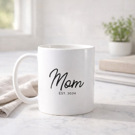 Taza De Café Regalo de nueva mamá establecida
