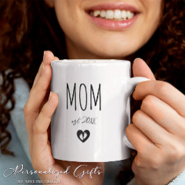 Taza De Café Regalo de nueva mamá o nueva abuela personalizado